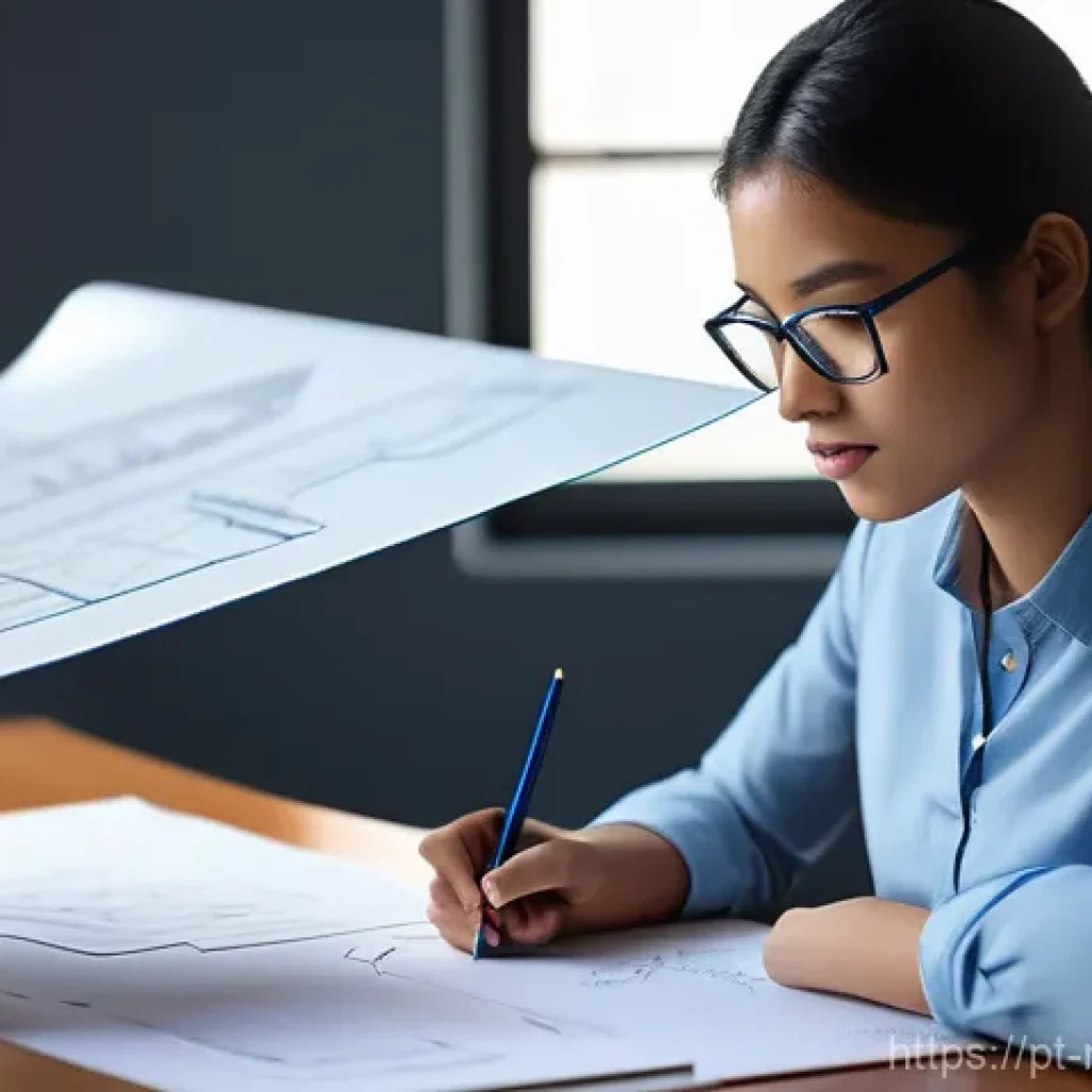 기계항공공학 논문 작성법 - **Prompt:** A detailed, realistic depiction of a young, determined aerospace engineering student, ei...