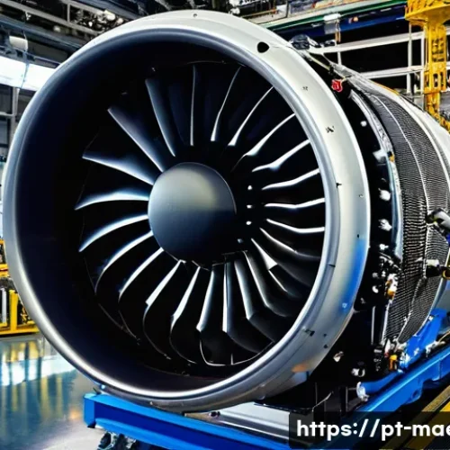항공기 엔진 - **Prompt 1: The Precision Assembly of a Turbofan Engine**
    A highly detailed, wide-angle shot of ...