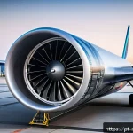 Home 19 항공기 엔진 효율 - A futuristic aircraft engine showcasing next-generation propulsion technology, featuring lightweight...