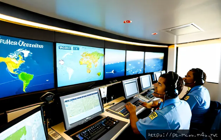 Home 17 항공사 운영 시스템 - Photorealistic airline operations control center in São Paulo, Brazil, diverse Brazilian aviation st...