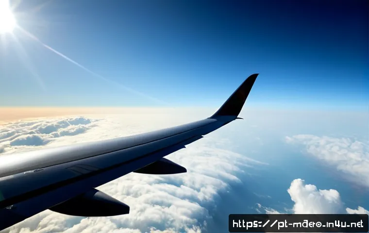 Home 30 비행기 양력 - Photorealistic commercial airliner climbing above a sunlit layer of soft clouds, viewed from slightl...